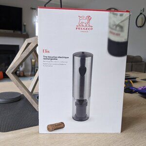 Peugeot -European Model Elis Electric Corkscrew - Rechargeable